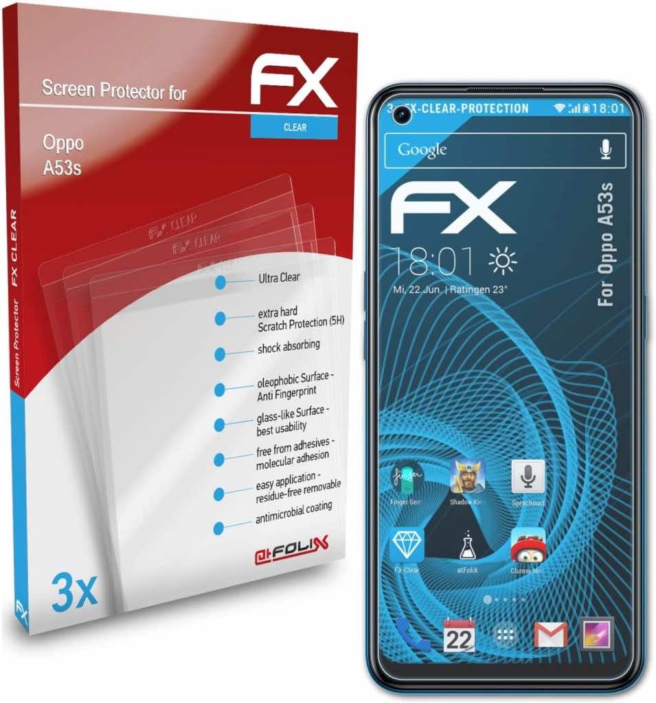 Oppo A53s十佳屏幕保护器