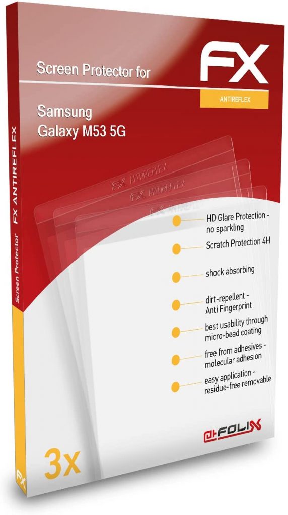 三星Galaxy M53的10个最佳屏幕保护器