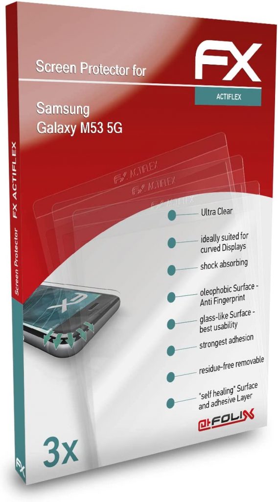 三星Galaxy M53的10个最佳屏幕保护器