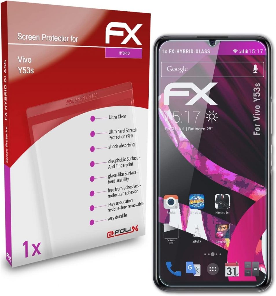 Vivo Y53S的10个最佳屏幕保护器