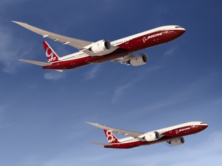 波音已经推出了新的777倍，777-8X和777-9x飞机