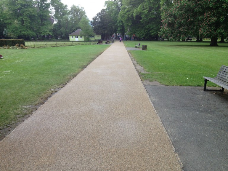 涂上涂层后的基督碎片路径(图片来源:Pro-Teq)