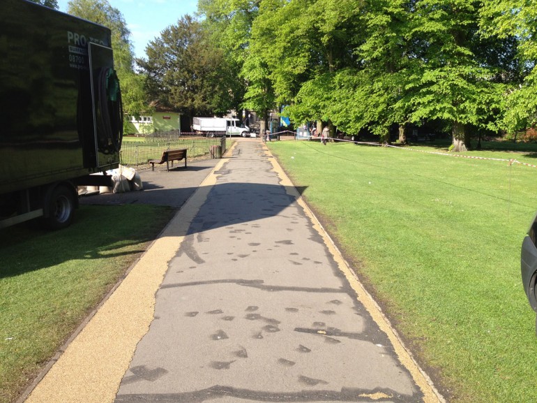 基督的碎片在涂覆前的路径(图片来源:Pro-Teq)