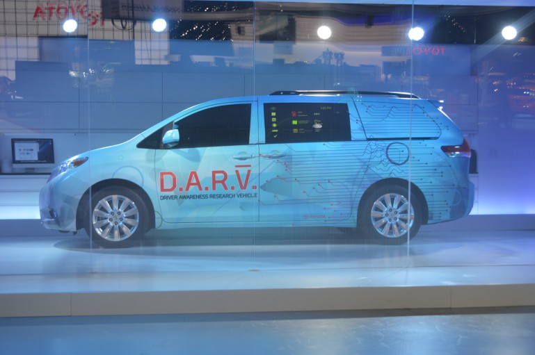 丰田汽车的司机意识研究车辆